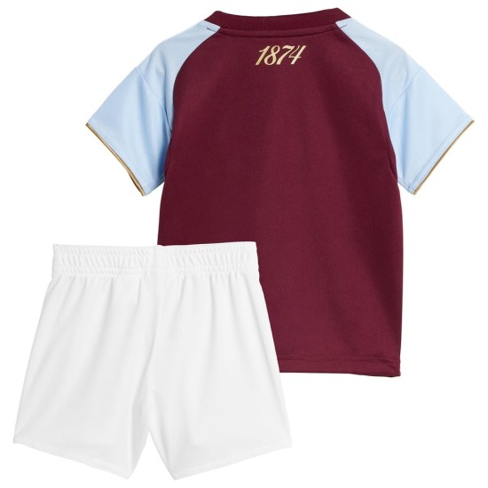 Equipación Local Aston Villa 2025/26 Niño