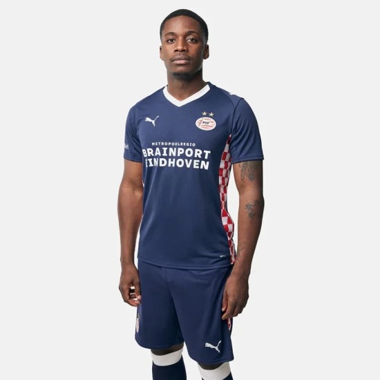 Hombre PSV 2025/26 Camiseta Visitante Champion #27