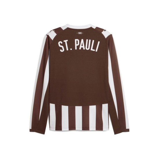 Camiseta de manga larga local FC St. Pauli 2025/26 para hombre