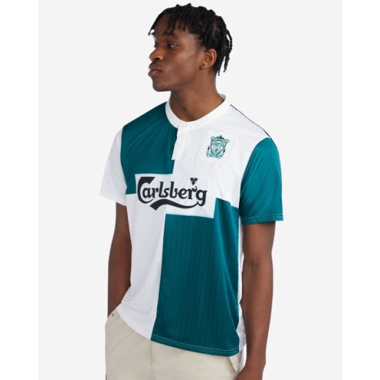 Camiseta retro visitante Liverpool 1995/96 de hombre