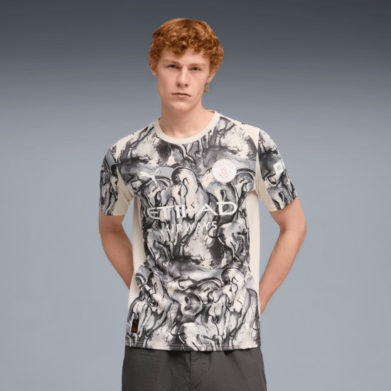 Camiseta Pre-Match Año del Caballo Manchester City 2026 para niño Camiseta Pre-Match Año del Caballo Manchester City 2026 para niño