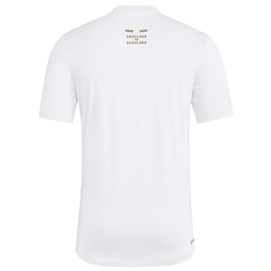 Camiseta Hook AEROREADY Tercera Hombre Los Angeles FC 2025 - Blanca