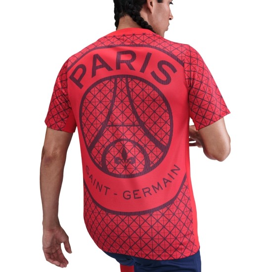 Hombre Camiseta pre-partido tercera PSG 2025/26 - Roja