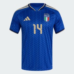 Camiseta Oficial Local Italia 2026 Hombre CHIESA #14 Camiseta Oficial Local Italia 2026 Hombre CHIESA #14