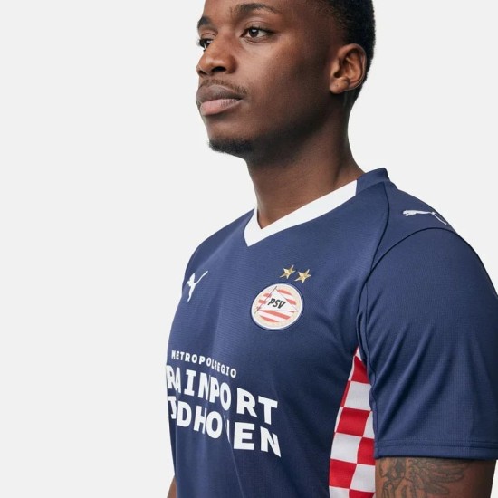 Hombre PSV 2025/26 Camiseta Visitante Champion #27