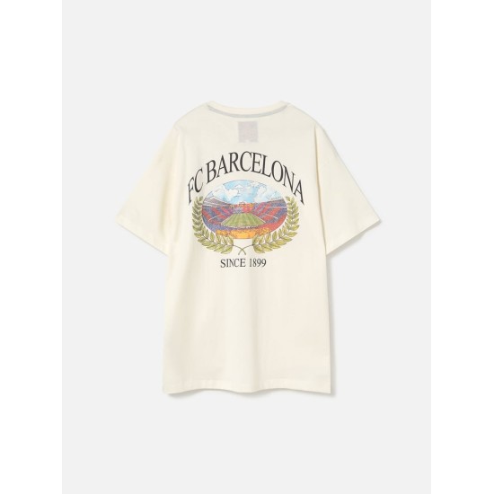 Camiseta Retro Spotify Camp Nou FC Barcelona para Hombre