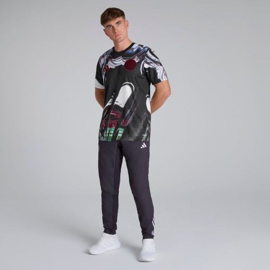 Mujer Manchester United 2025/26 Tercera Camiseta Pre Match - Negra