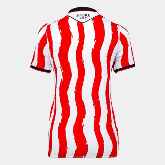 Camiseta Mujer Stoke City 2025/26 Local Sin Patrocinio