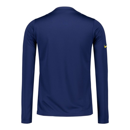 Camiseta de calentamiento tercera de manga larga para niño del Atlético de Madrid 2025/26