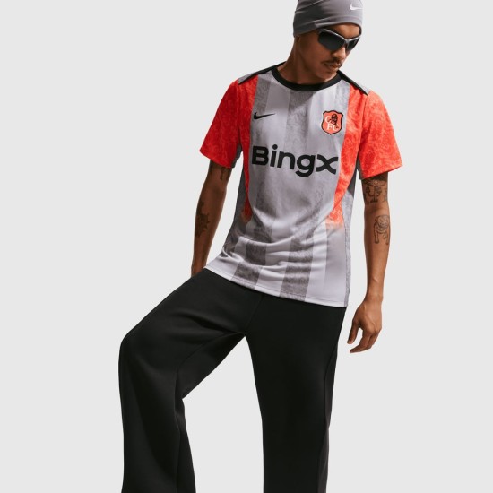 Mujer Chelsea 2025/26 Tercera Camiseta Pre-Partido Gris