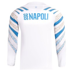 Camiseta pre partido tercera manga larga Napoli 2025/26 Niño