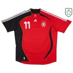 Camiseta retro visitante Alemania 2005/07 para hombre Klose #11