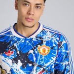 Camiseta de manga larga Stone Roses Manchester United 2025/26 para hombre Camiseta de manga larga Stone Roses Manchester United 2025/26 para hombre