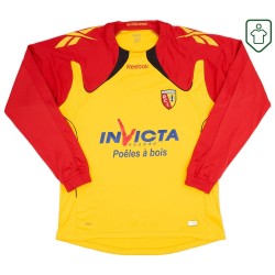 Hombre Camiseta retro local manga larga RC Lens 2010/11 Varane #14
