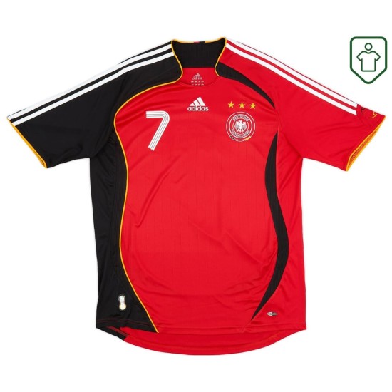 Camiseta retro visitante Alemania 2005/07 para hombre Schweinsteiger #7