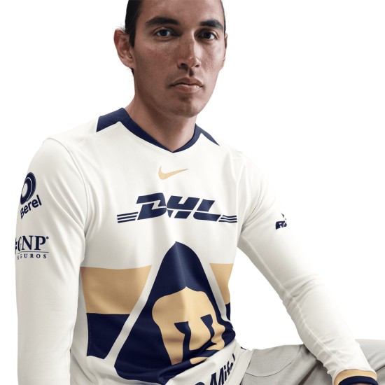 Hombre Pumas UNAM 2025/26 Camiseta Local Manga Larga