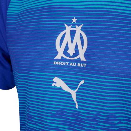 Camiseta Pre-Partido Tercera de Mujer Olympique de Marsella 2025/26 – Azul Camiseta Pre-Partido Tercera de Mujer Olympique de Marsella 2025/26 – Azul