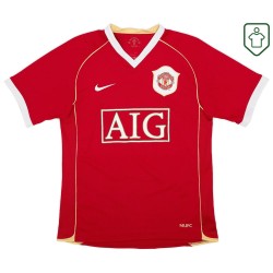 Camiseta retro local hombre Manchester United 2006/07 Solsjkaer #20