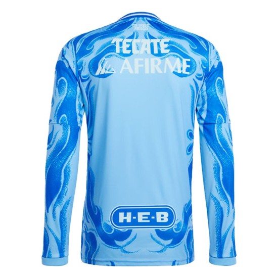 Camiseta visitante manga larga Tigres UANL 2025/26 para niño