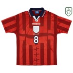 Camiseta retro visitante Inglaterra 1997/99 para hombre Gascoigne #8 Camiseta retro visitante Inglaterra 1997/99 para hombre Gascoigne #8