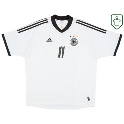 Camiseta retro local Alemania 2002/04 para hombre Klose #11 Camiseta retro local Alemania 2002/04 para hombre Klose #11