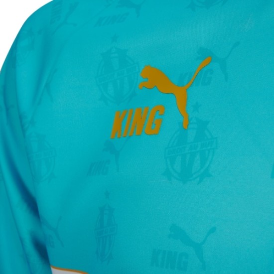 Camiseta Retro King OM #9 - Azul Niño