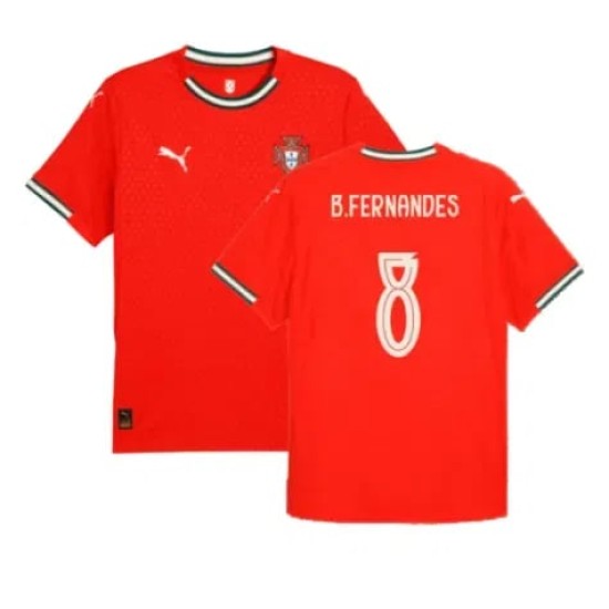 Camiseta de casa B.FERNANDES Portugal 2025/26 para niños