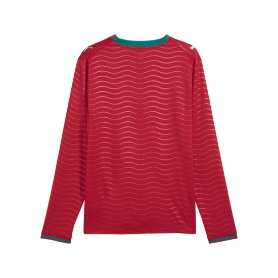 Camiseta de manga larga de hombre Portugal 2026 Copa del Mundo local