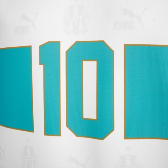 Camiseta Retro King OM #10 - Blanca Hombre