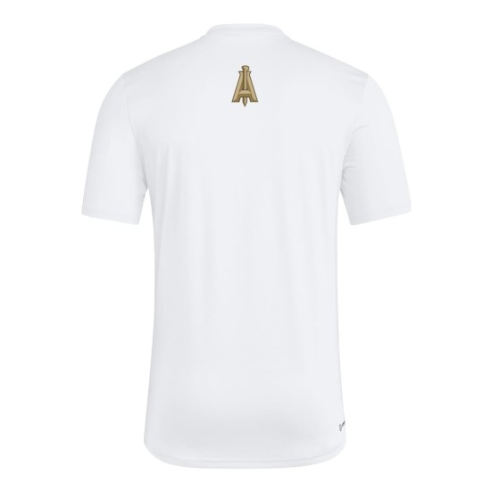Camiseta Hook AEROREADY Tercera Infantil Atlanta United FC 2025 - Blanca Camiseta Hook AEROREADY Tercera Infantil Atlanta United FC 2025 - Blanca