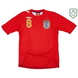 Camiseta retro visitante Inglaterra 2006/08 para hombre Lampard #8 Camiseta retro visitante Inglaterra 2006/08 para hombre Lampard #8