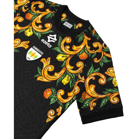 Camiseta portero visitante infantil Sorrento Calcio 1945 2025/26 Negra