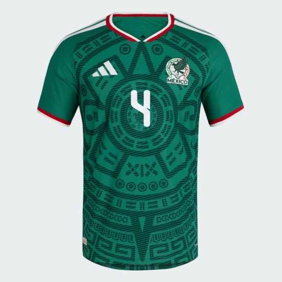 Camiseta Oficial Local México 2026 Hombre E. ÁLVAREZ #4
