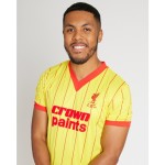 Camiseta Retro de Visitante 1982 Liverpool Infantil Camiseta Retro de Visitante 1982 Liverpool Infantil