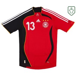 Camiseta retro visitante Alemania 2005/07 para hombre Ballack #13 Camiseta retro visitante Alemania 2005/07 para hombre Ballack #13