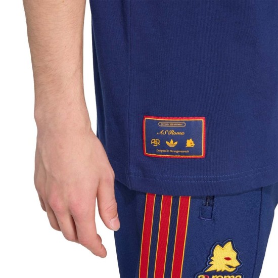 Mujer Camiseta Tercera Roma 2025/26 Terrace Icons - Azul Mujer Camiseta Tercera Roma 2025/26 Terrace Icons - Azul