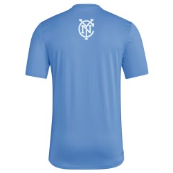 Camiseta Tercera Hook AEROREADY 2025 del New York City FC para Niño - Azul Camiseta Tercera Hook AEROREADY 2025 del New York City FC para Niño - Azul