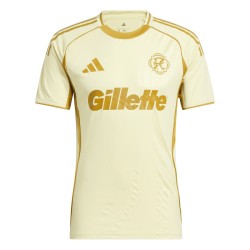 Camiseta mujer New England Revolution 2025 tercera pre partido - amarilla