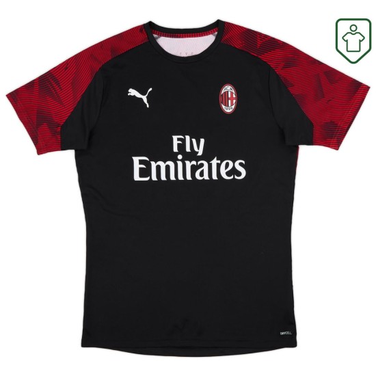 Camiseta retro Milan 2018/19 - Negra para hombre