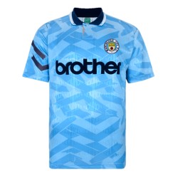Camiseta Retro de Local Manchester City 1992 para Hombre
