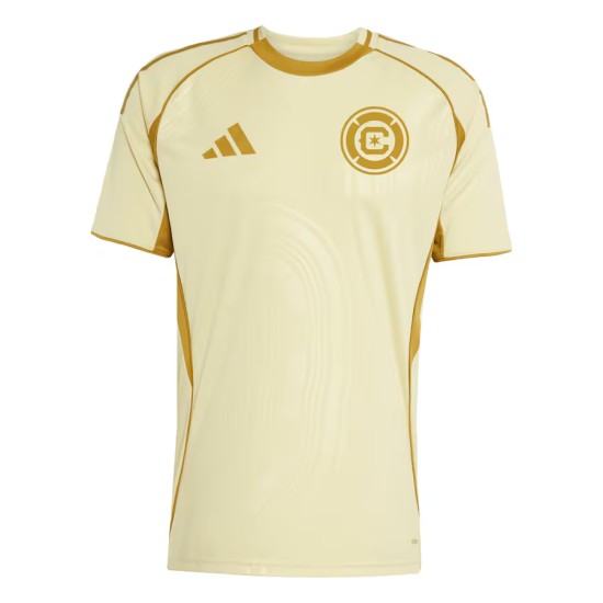 Camiseta hombre Chicago Fire 2025 tercera pre partido - amarilla Camiseta hombre Chicago Fire 2025 tercera pre partido - amarilla