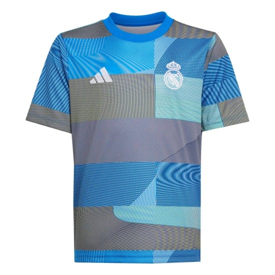 Camiseta de calentamiento tercera del Real Madrid 2025/26 para niño