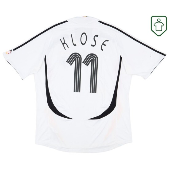 Camiseta retro local Alemania 2005/07 para hombre Klose #11