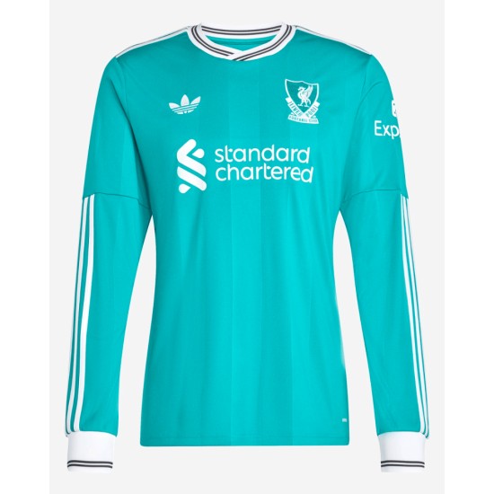Camiseta Tercera Liverpool 2025/26 Manga Larga Hombre Camiseta Tercera Liverpool 2025/26 Manga Larga Hombre