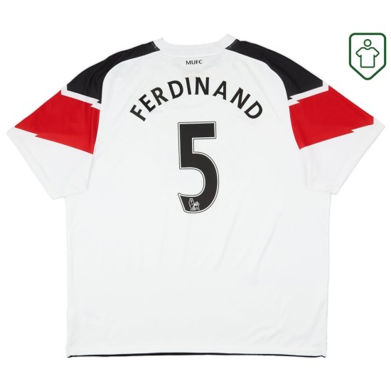 Camiseta retro visitante hombre Manchester United 2010/12 Ferdinand #5