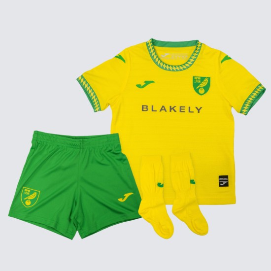 Equipación Local Niño Norwich City 2025/26