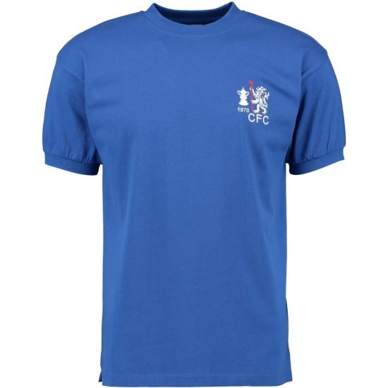 Camiseta Retro Campeones FA Cup Chelsea 1970 para Hombre
