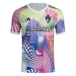 Camiseta Niño Colorado Rapids 2025 Tercera Pre Partido Blanca