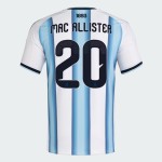 Camiseta Oficial Local Argentina 2026 Hombre MAC ALLISTER #20