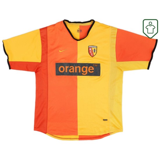 Hombre Camiseta retro local RC Lens 2001/02